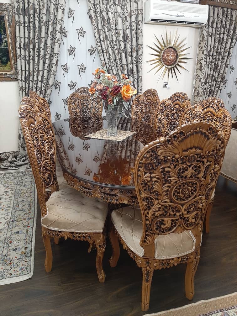 مبل سلطنتی مدل گلریز، مبل چوب گردو و راش، قیمت مبل استیل گلریز