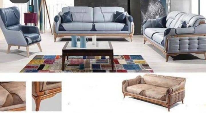 مبل راحتی کامفورت ملایر (همدان) | چوب راش و یولکا، فوم سرد ۳۵ کیلویی