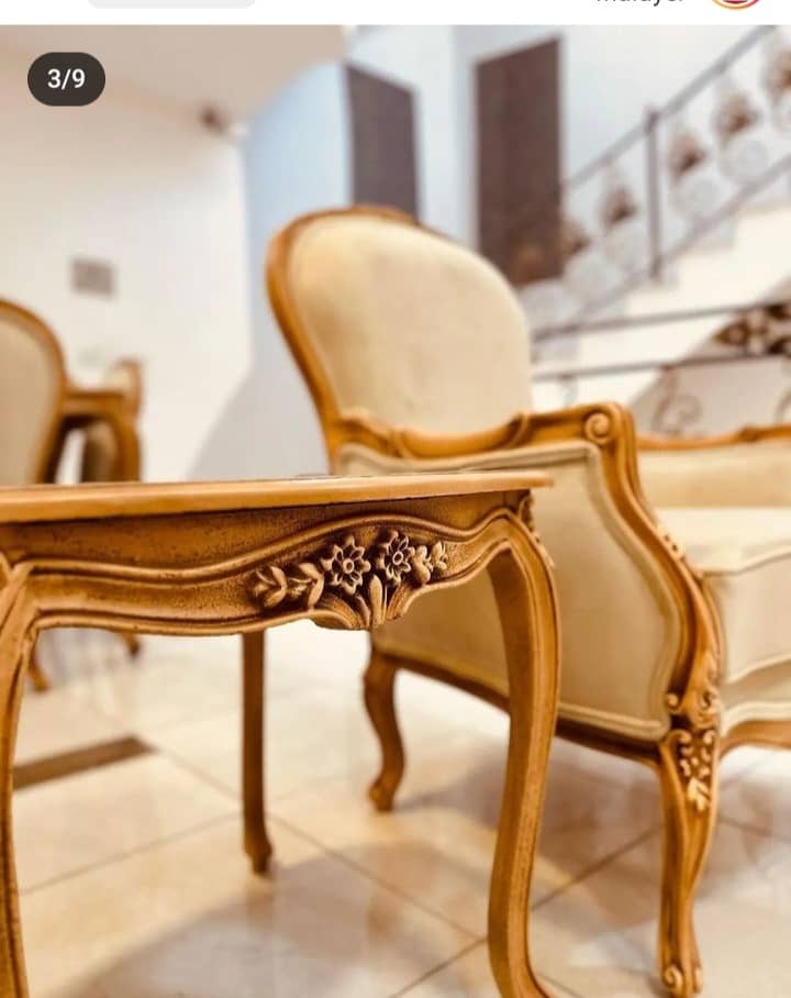 مبل کلاسیک مدل نوبل | طراحی مدرن با چوب راش