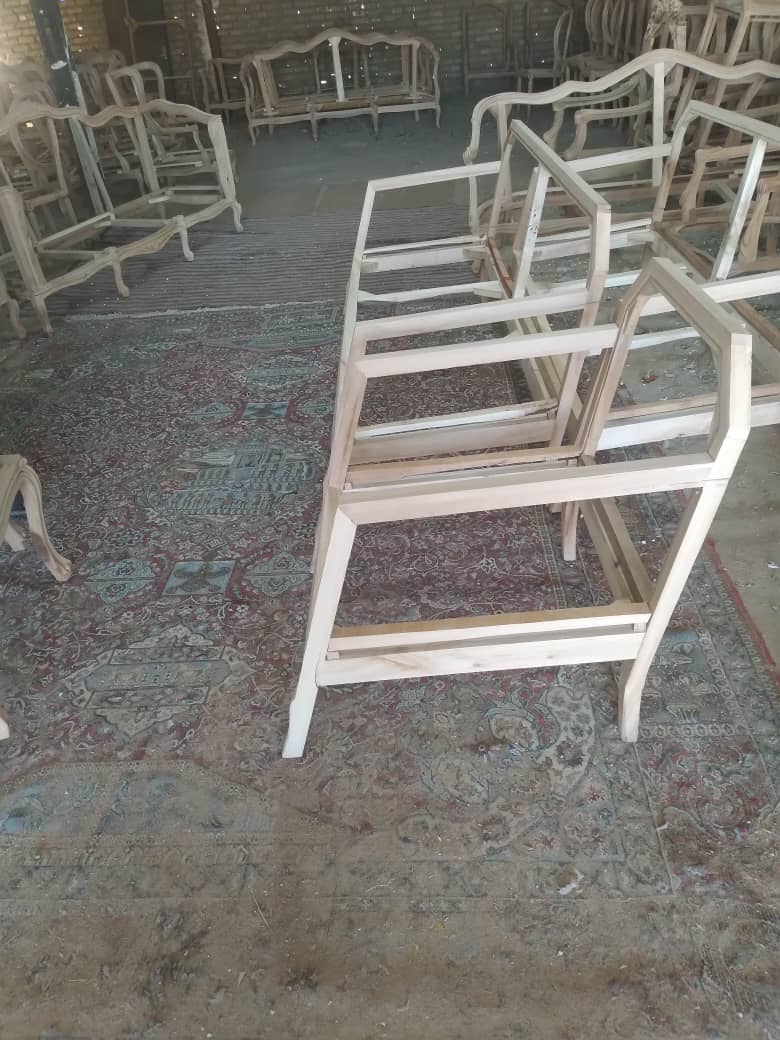 مبل کلاسیک مدرن مدل ایکس | شاهکار چوب راش و طراحی لوکس