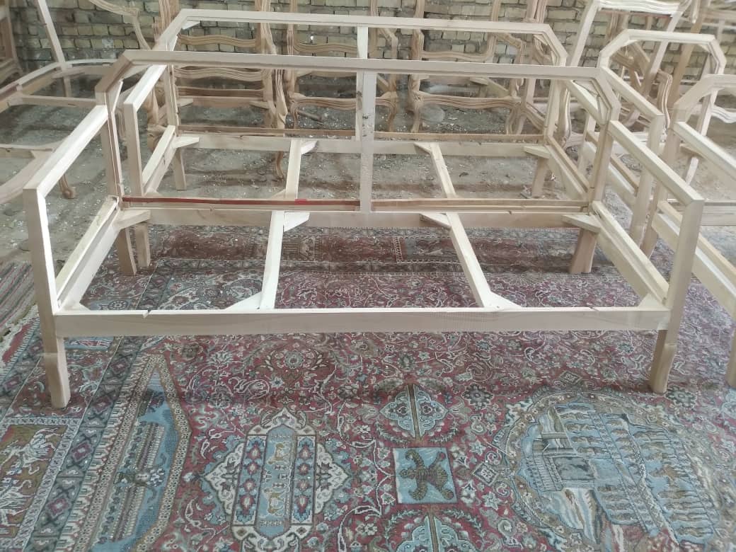 مبل کلاسیک مدرن مدل ایکس | شاهکار چوب راش و طراحی لوکس