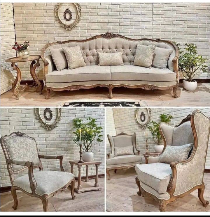 مبل کلاسیک مدل نوبل | چوب راش با کیفیت عالی و طراحی خاص