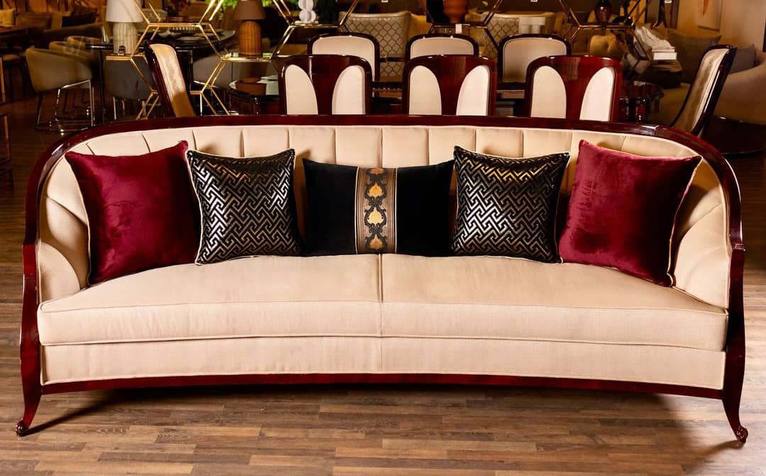 مبل مدرن کلاسیک مدل کارلو | چوب راش گرجستان با کیفیت عالی و رنگ‌بندی متنوع